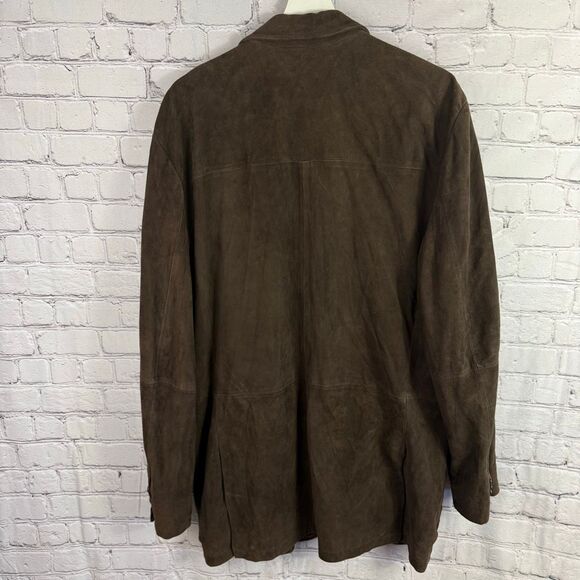 Brooks Brothers 365 Brown Suede Sports Coat Blazer Size XL - Picture 5 of 11